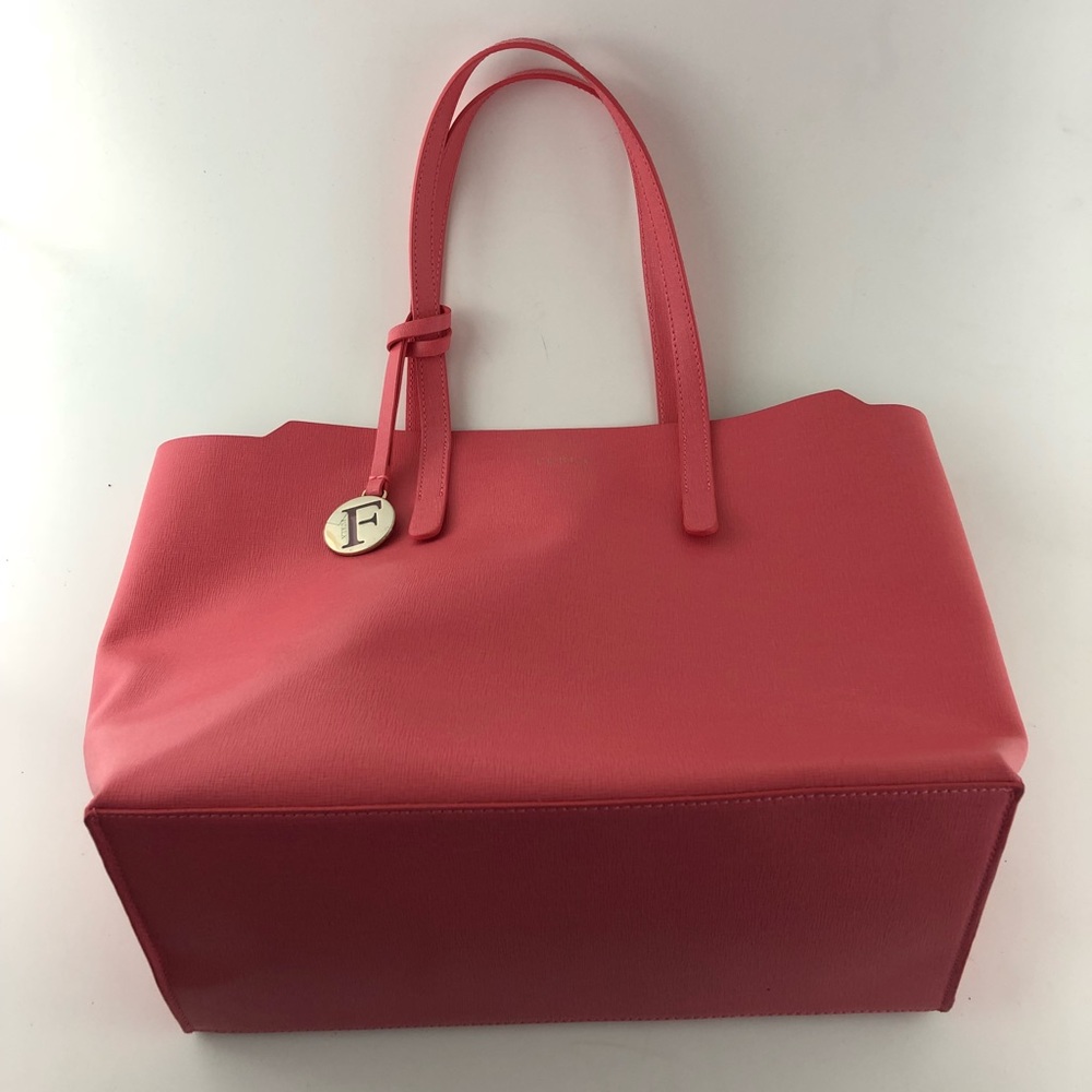 Furla Sally Coated Saffiano Leather Tote Bag